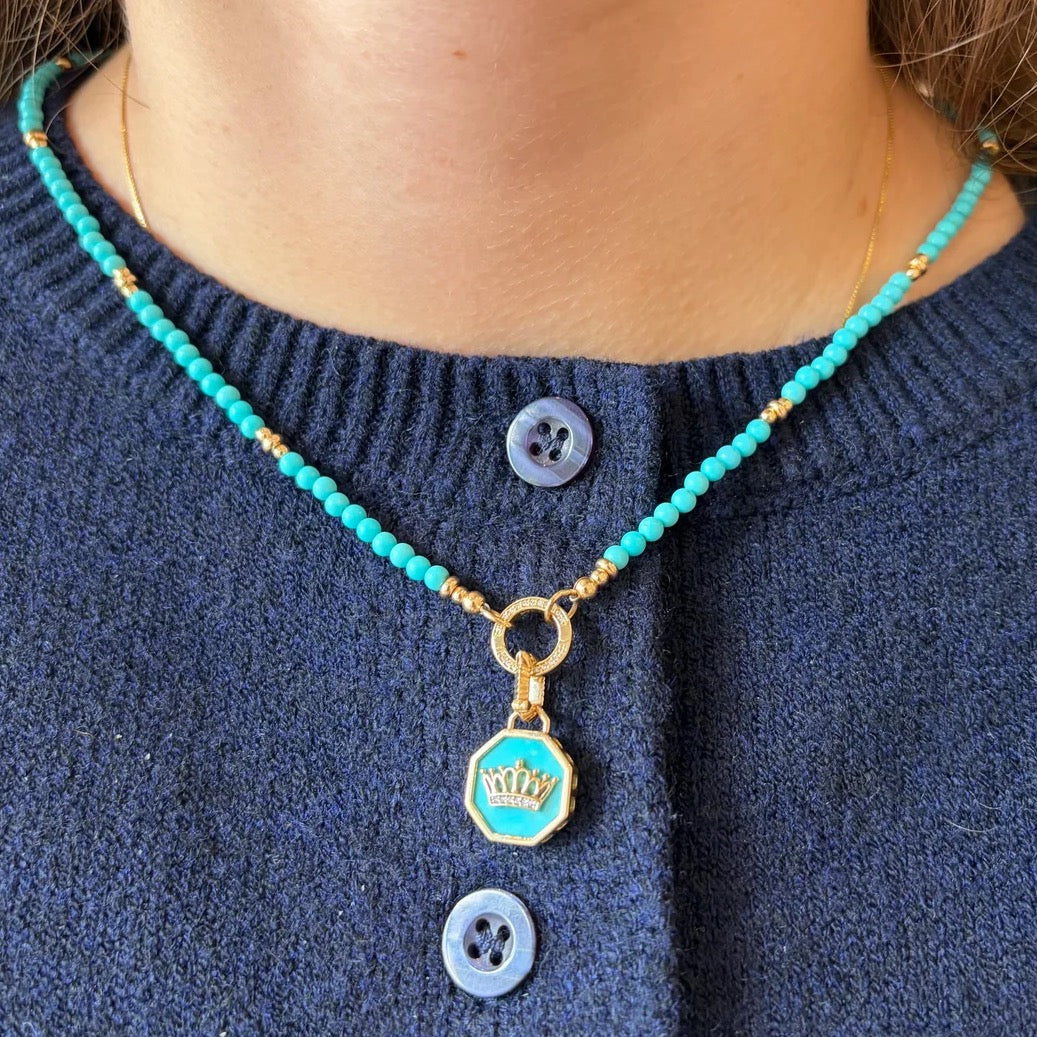 Queen Bee Tablet Pendant