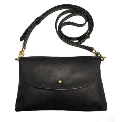 Black Aniline Kaanapali Crossbody Bag