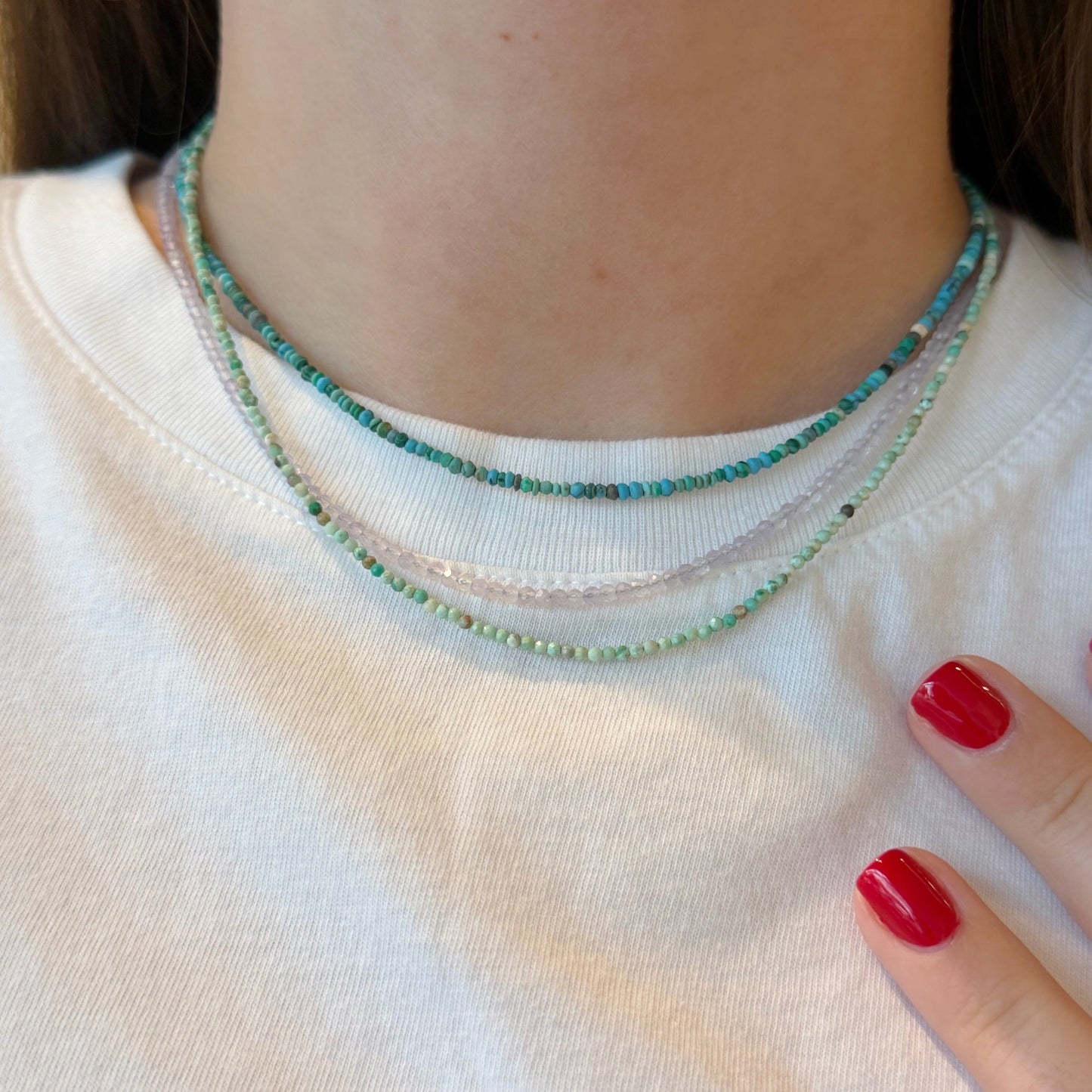 Arizona Turquoise Beaded Necklace
