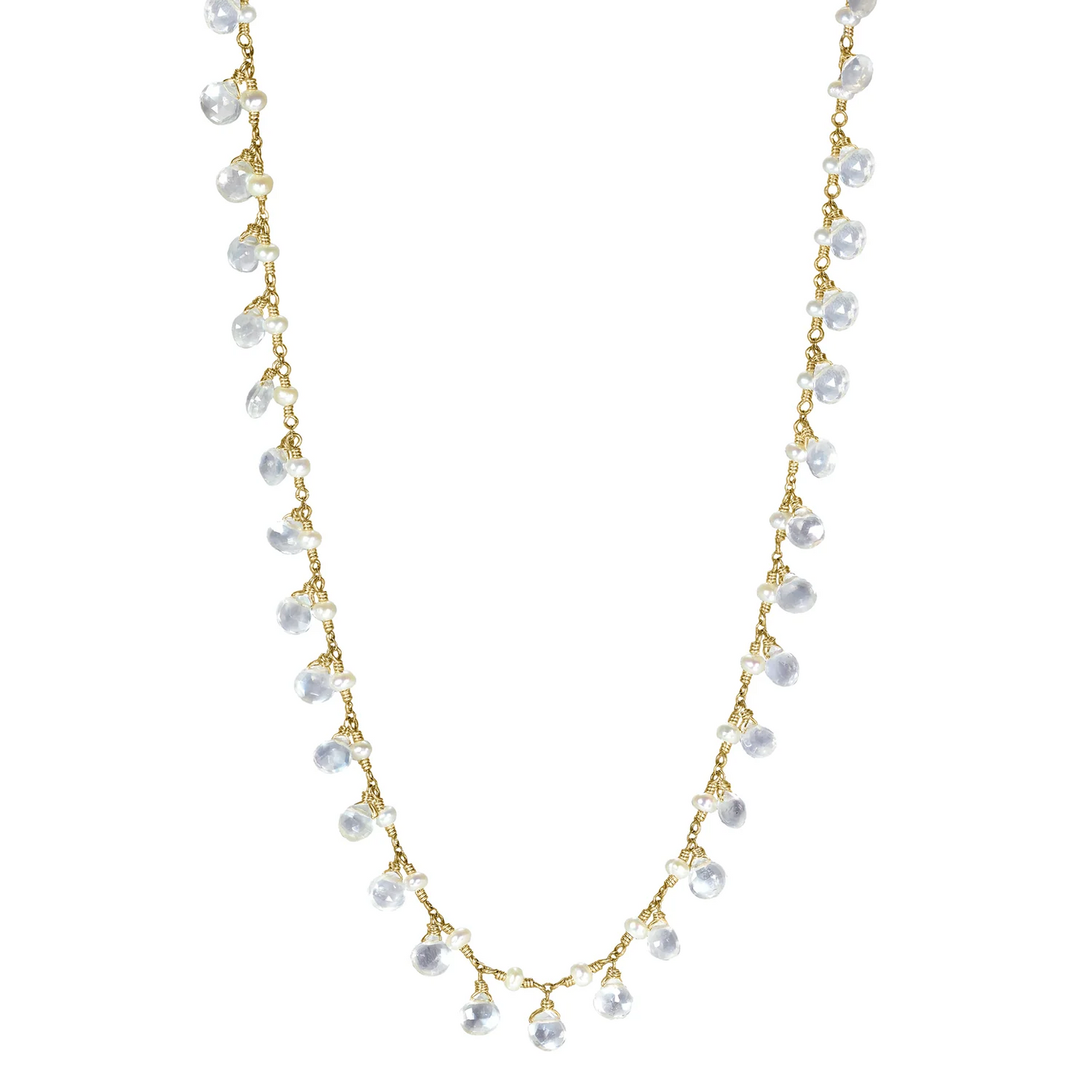 Moonstone & Pearl Necklace