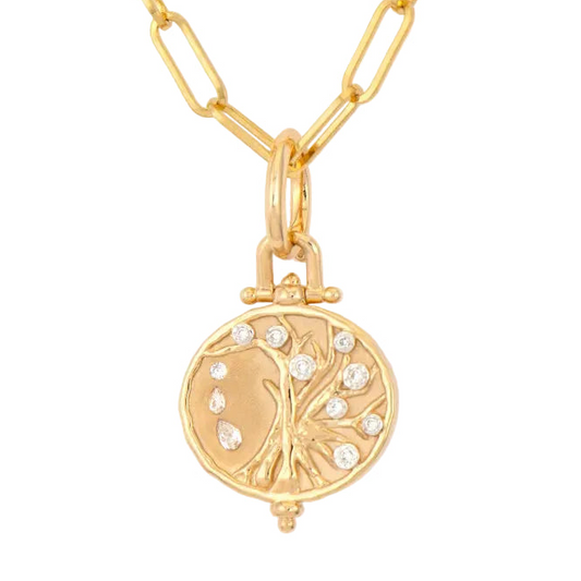 Engraved Tree of Life Pendant