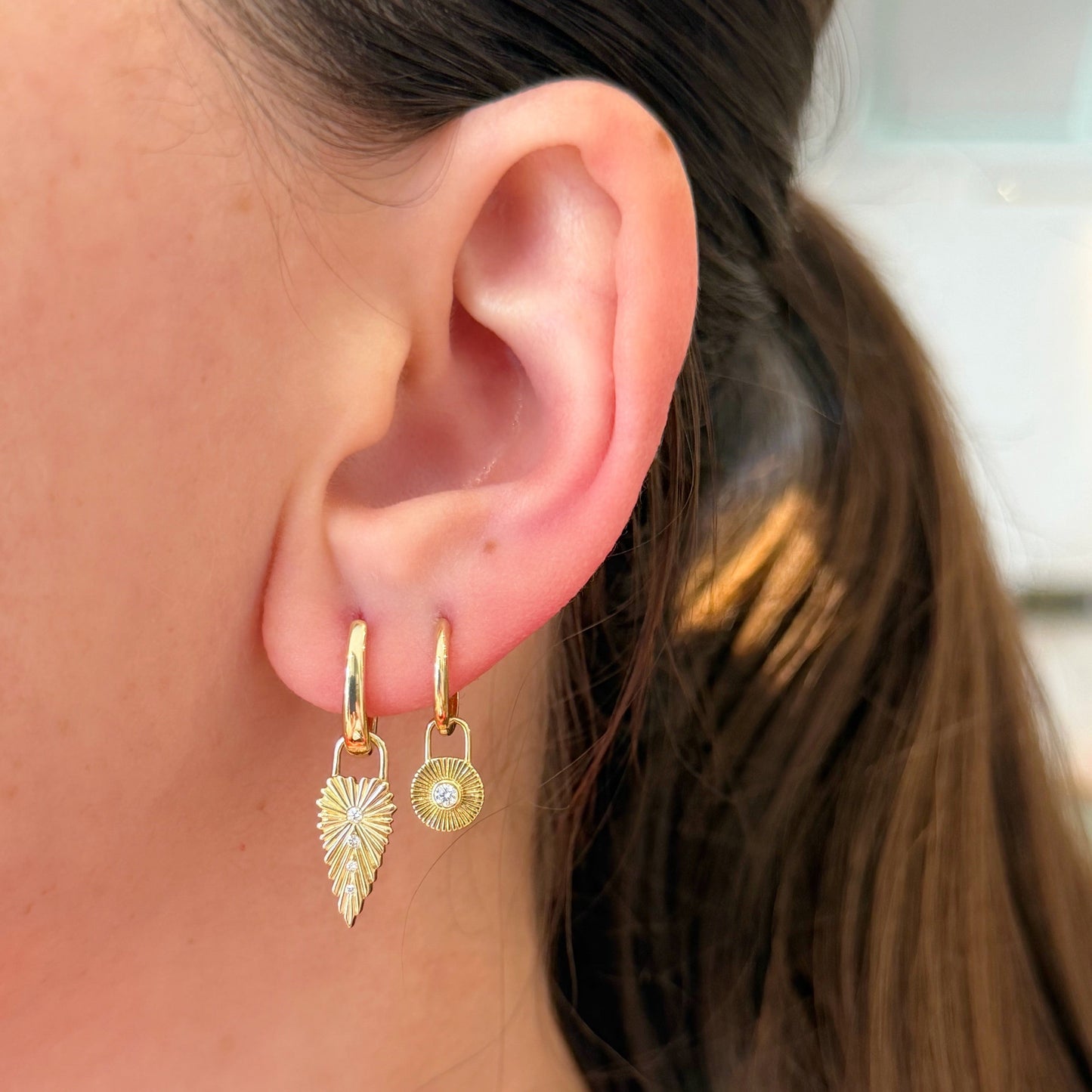 11mm Mini Gold Huggies