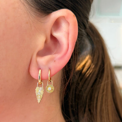 11mm Mini Gold Huggies
