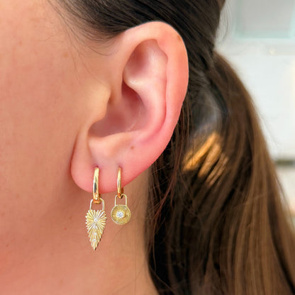 11mm Mini Gold Huggies