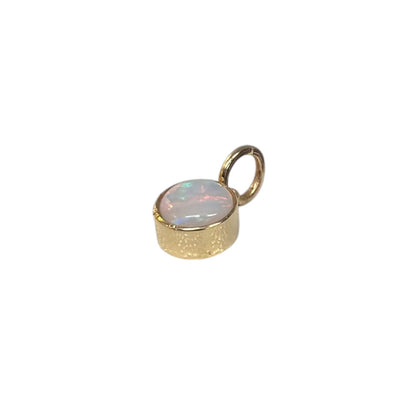 Round Opal Pendant