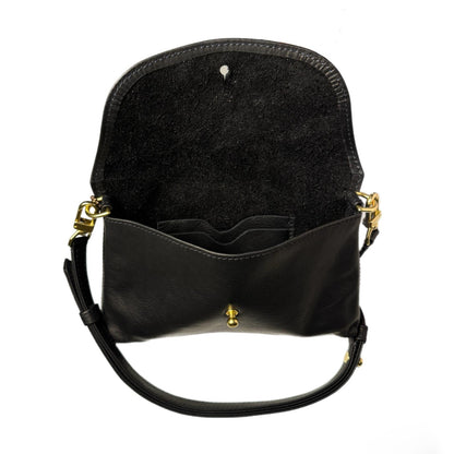 Black Aniline Kaanapali Crossbody Bag