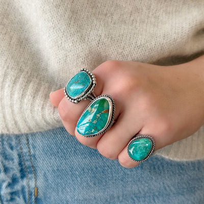 Vintage Turquoise Pinky Ring