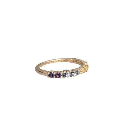 Rainbow Sapphires Ring