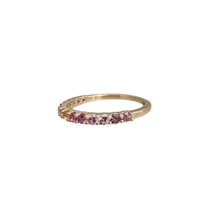 Rainbow Sapphires Ring