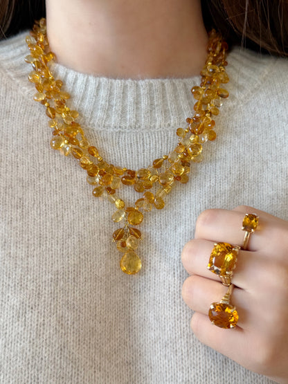 Oval Citrine Ring