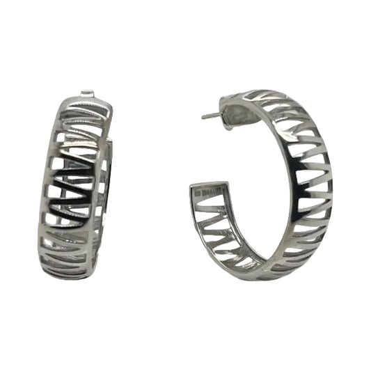 Openwork Hoop Earrings
