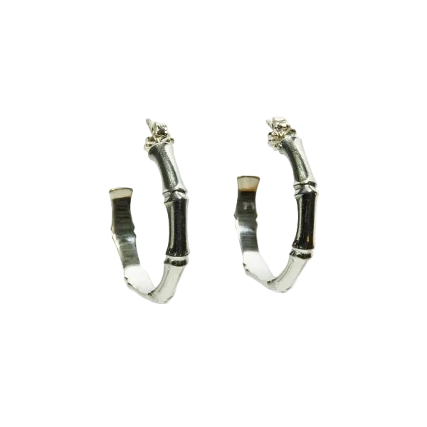 Medium Bamboo Hoop Earring