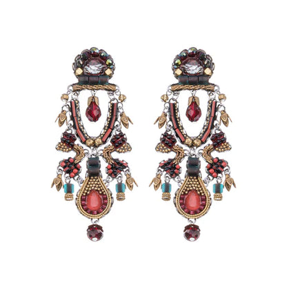Large Noble Wine Earrings