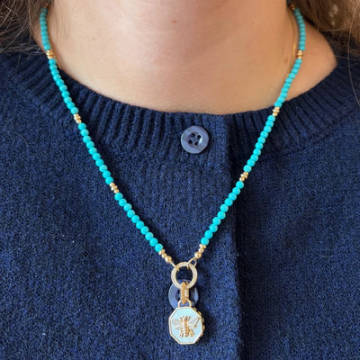 Queen Bee Tablet Pendant