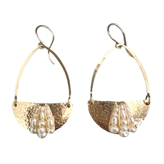 Pearl Tear Drop Earring