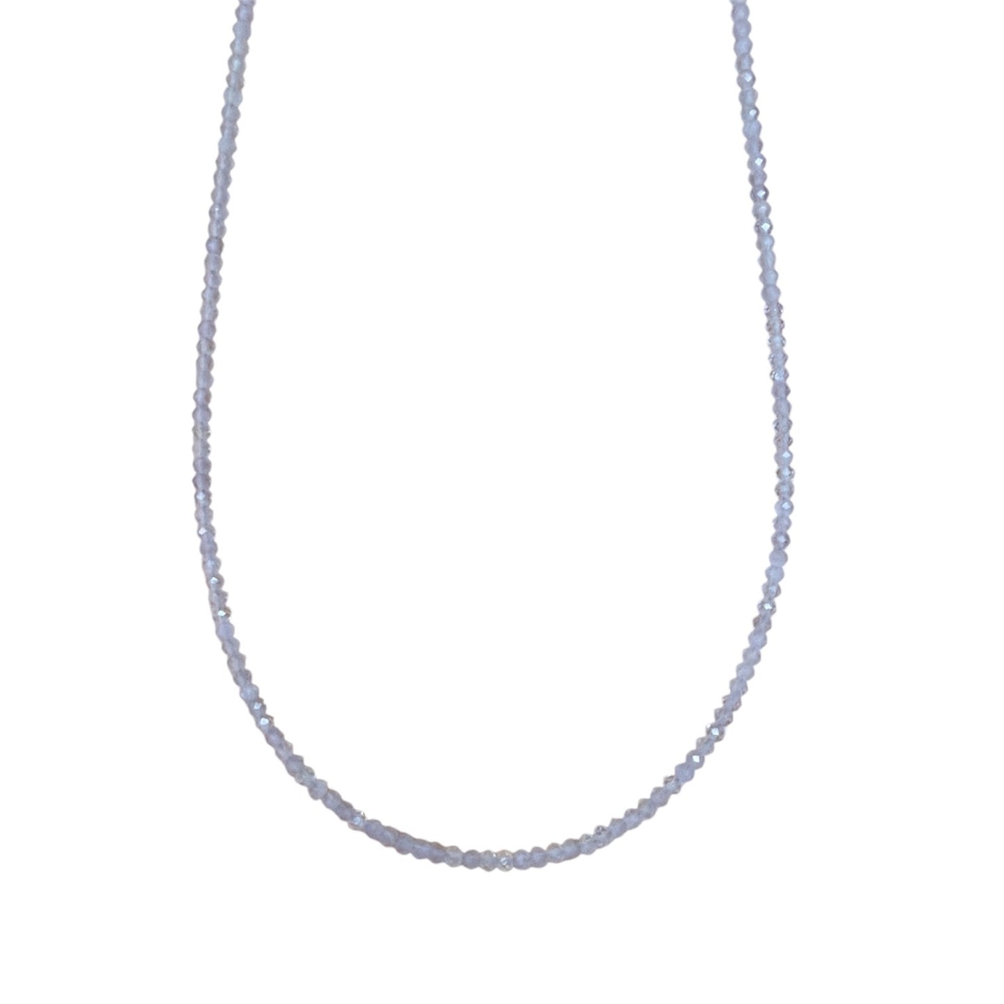 Lavender Quartz Beaded Necklace