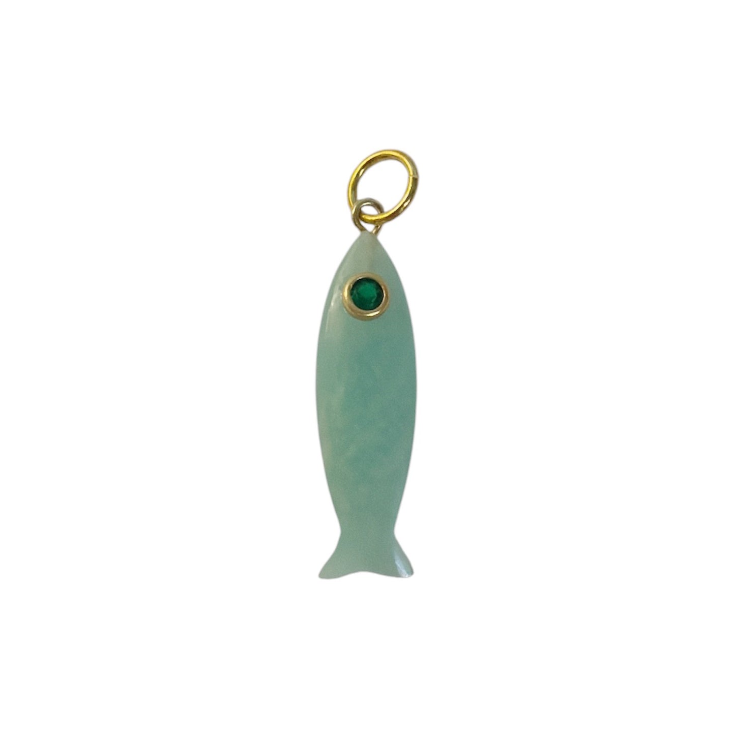Gemstone Fish Charms