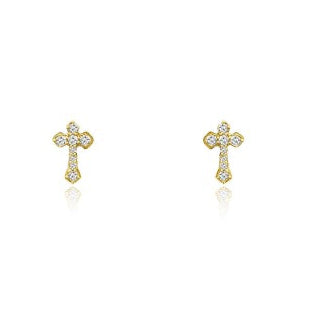 Diamond Cross Stud