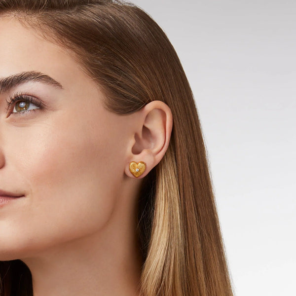 Esme Heart Stud Earring