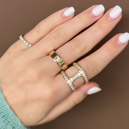 Diamond Eternity Pinky Ring