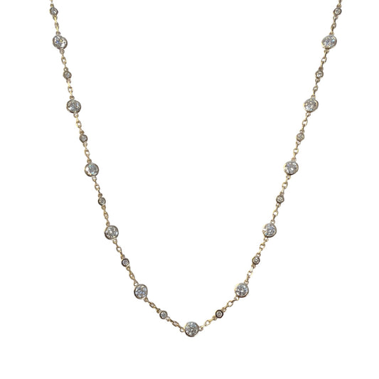 Lab Grown Diamond by the Yard Necklace