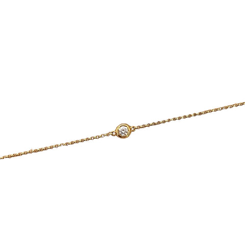 Diamond Solitaire Bracelet