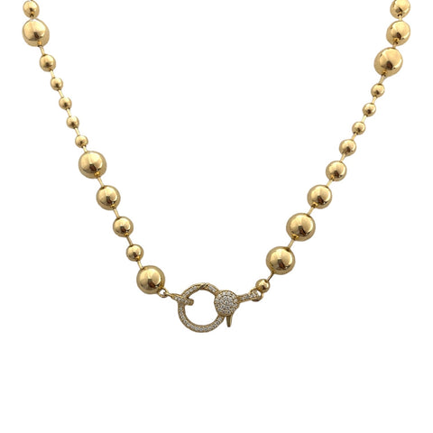 Station Bead Necklace