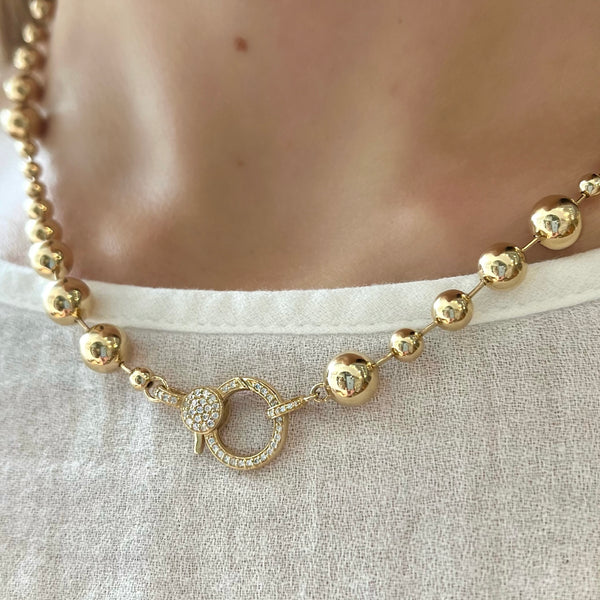 Station Bead Necklace