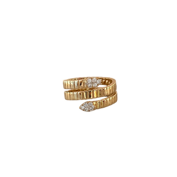 Tile Wrap Snake Ring