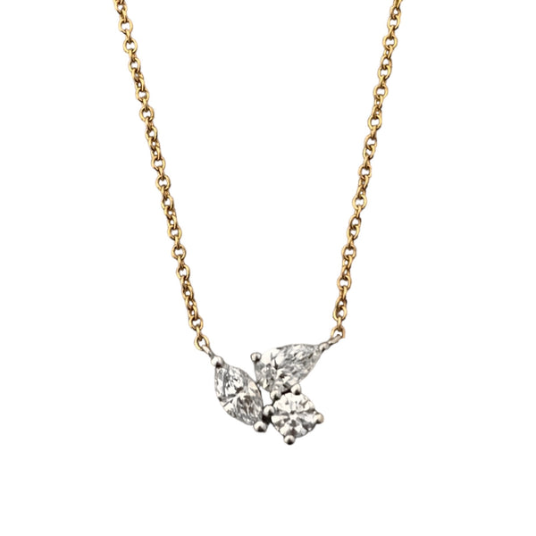 Diamond Cluster Necklace