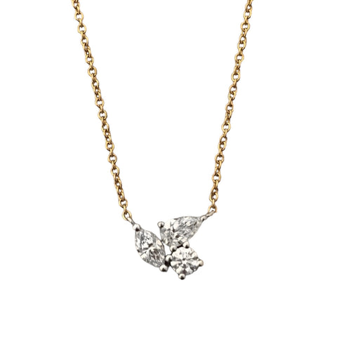 Diamond Cluster Necklace