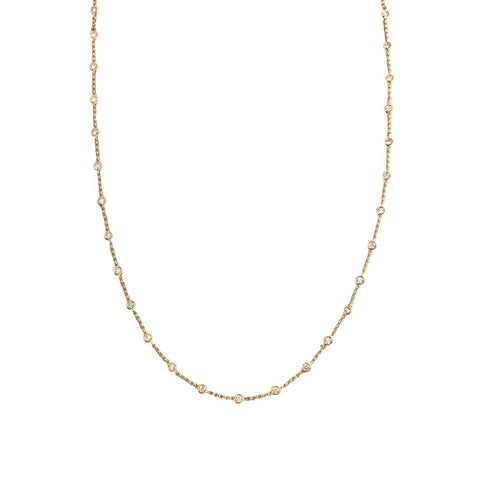 Diamond Station Necklace