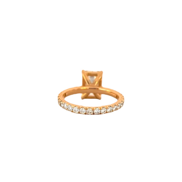 Emerald Cut Diamond Engagement Ring