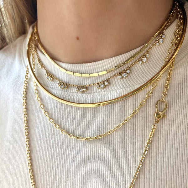 Tile Link Necklace