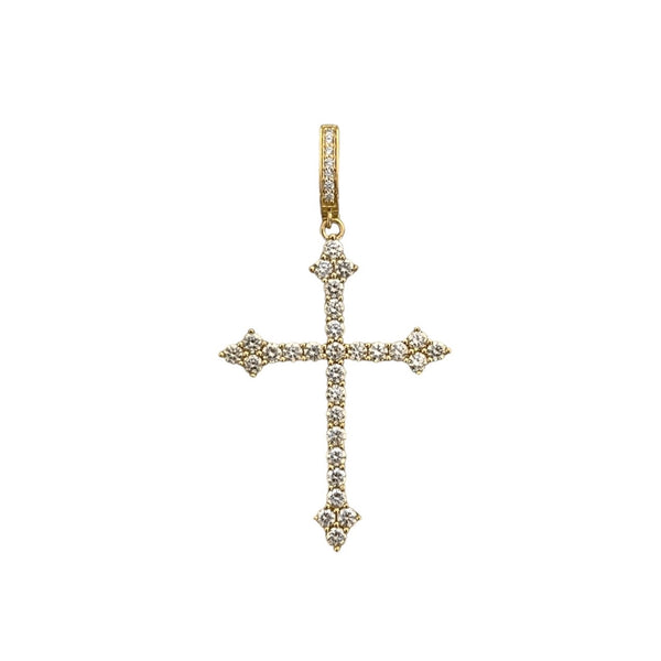 Diamond Cross Enhancer Pendant