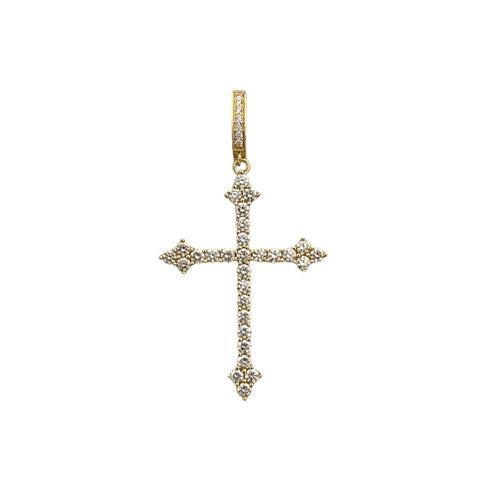 Diamond Cross Enhancer Pendant