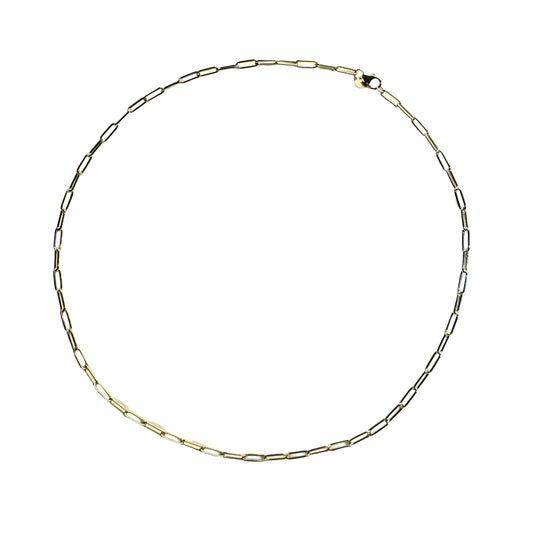 18" Paperclip Chain Necklace