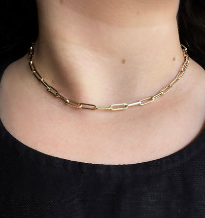 Paperclip Chain Necklace