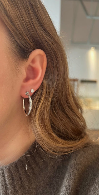 Sterling Silver Small Hoops