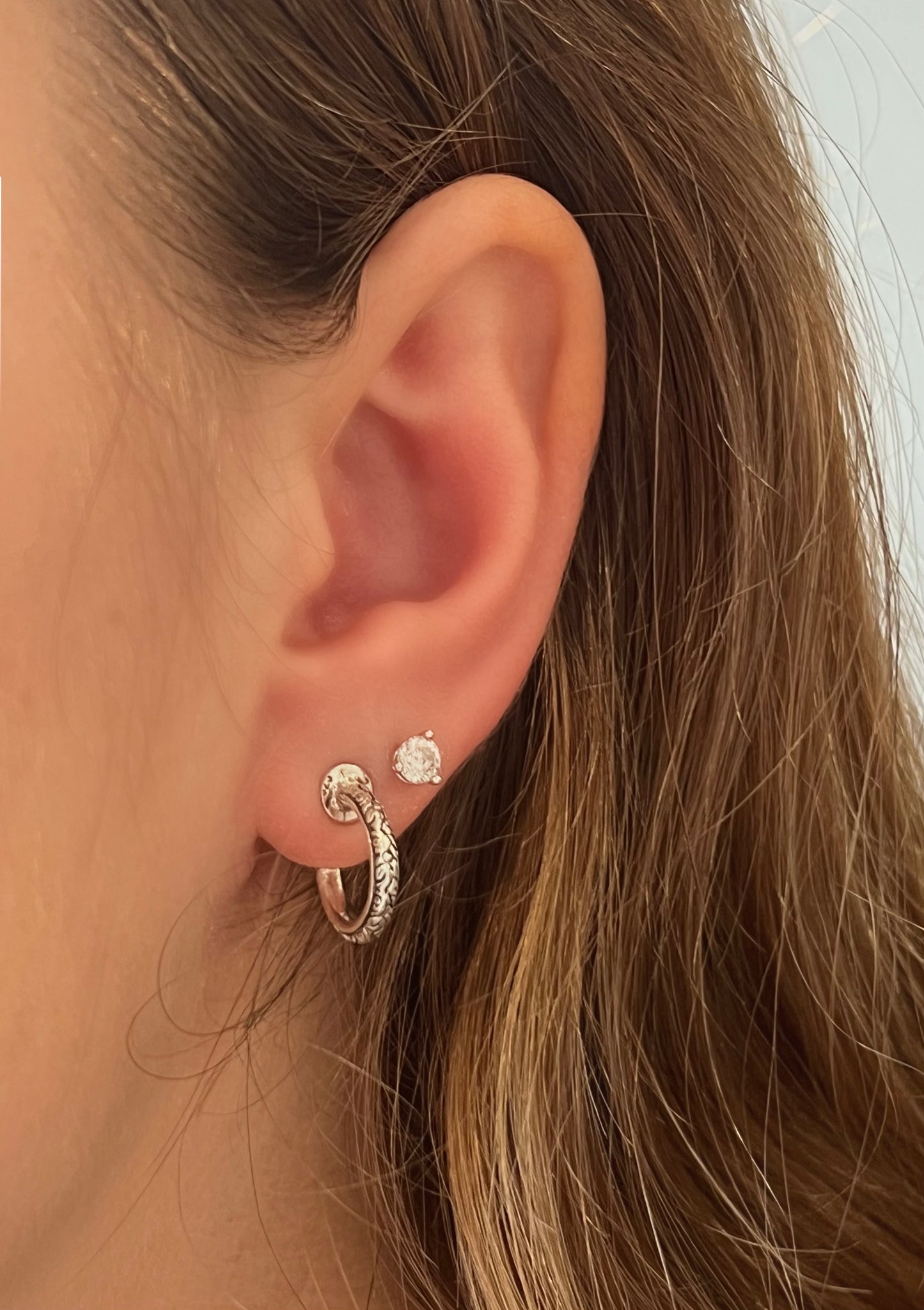 Sterling Silver Mini Hoop Earrings