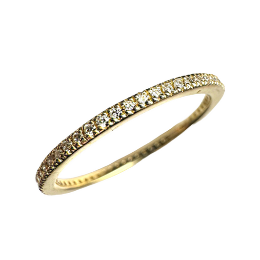 Pave Diamond Eternity Ring
