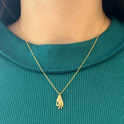 Ok Hand Necklace
