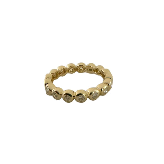 Bezel Set Diamond Pinky Ring