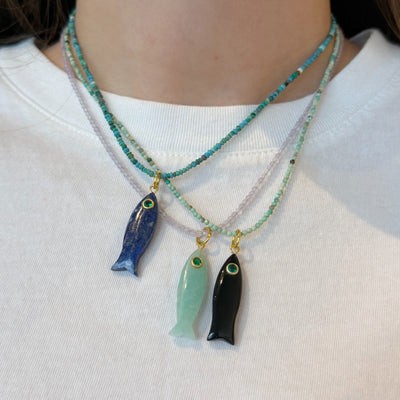 Arizona Turquoise Beaded Necklace