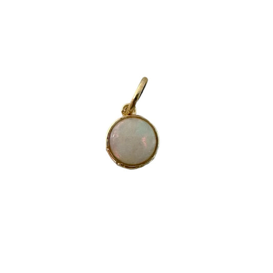Round Opal Pendant