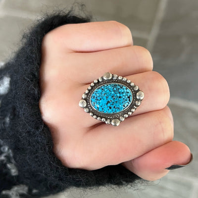 Adjustable Turquoise Ring