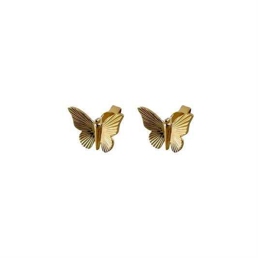 Fluted Butterfly Earrings