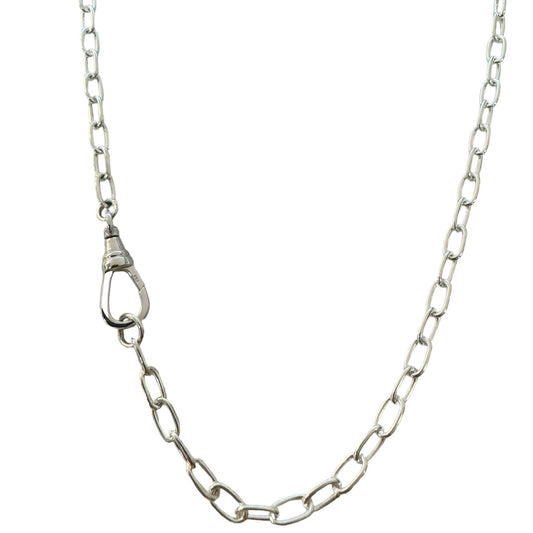 Sterling Silver Watch Chain Necklace