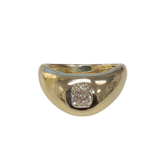Diamond Asymmetrical Wave Ring