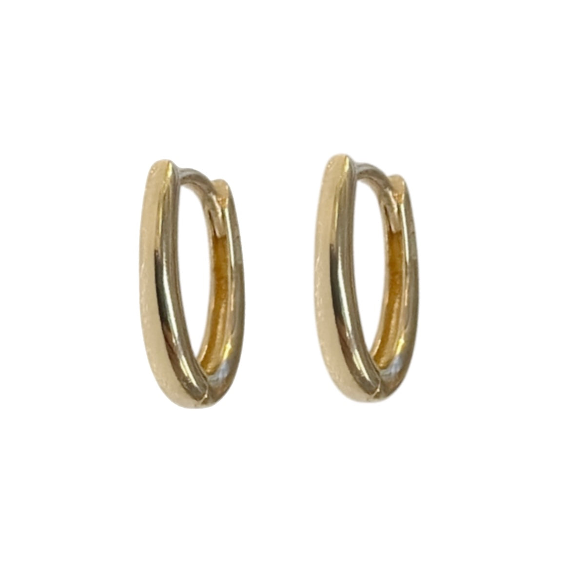 Gold Tapered Oval Huggies